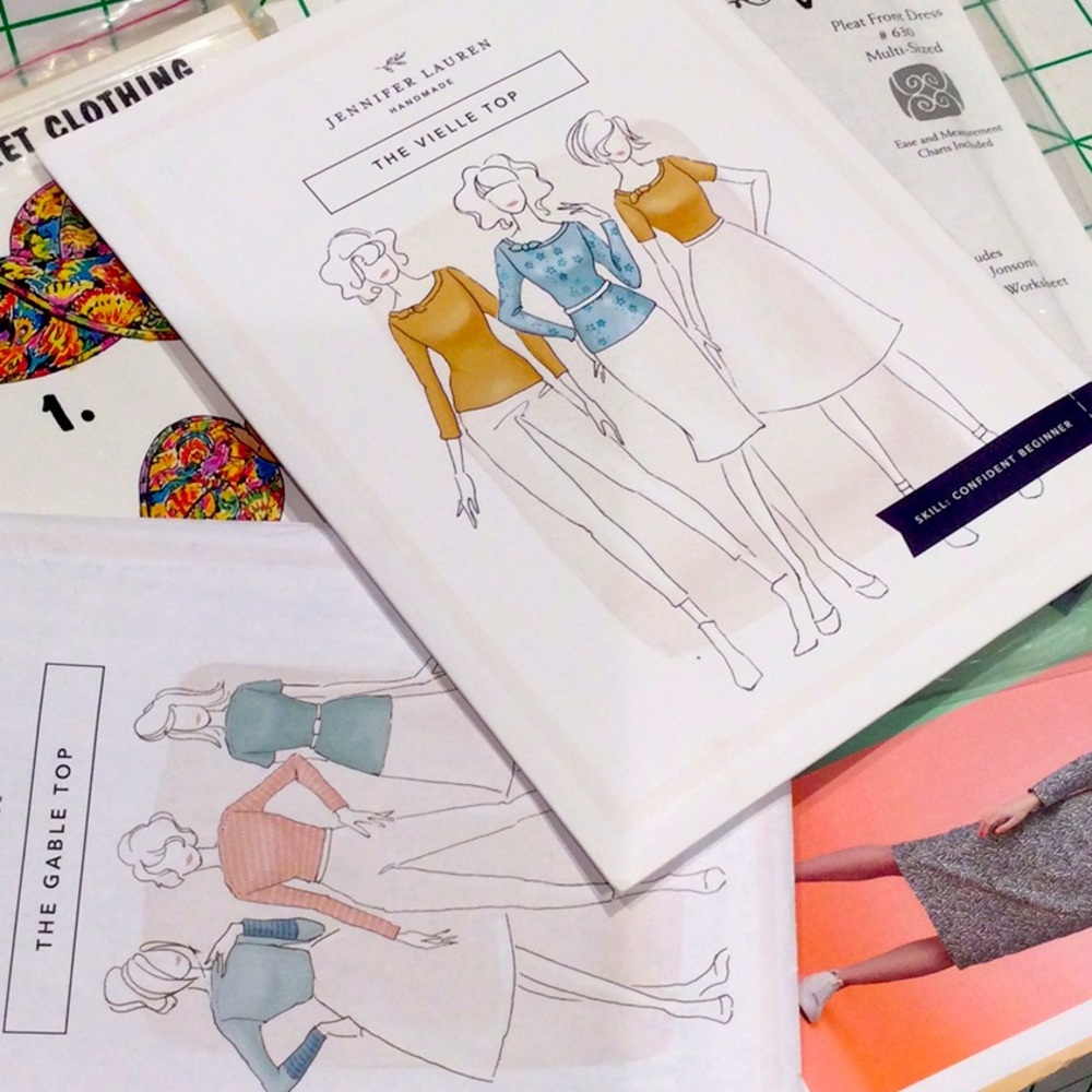 Indie Sewing Patterns - Lot of 5